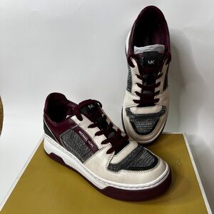 Used condition - Michael Kors Women's Lexi Lace-Up Platform Sneakers